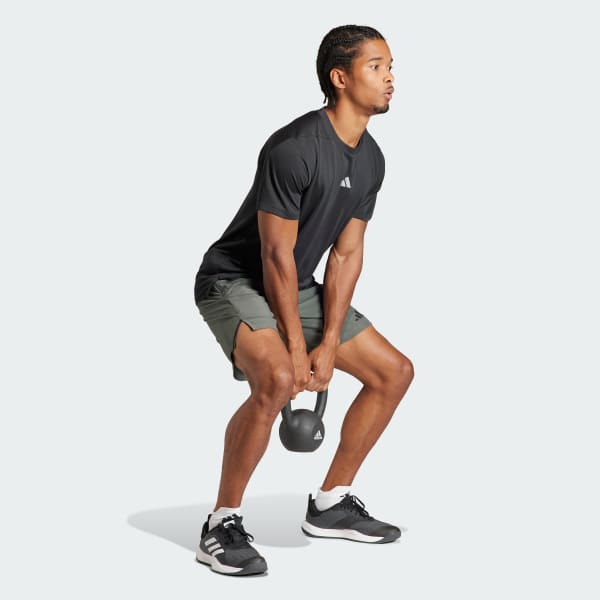 Grey Designed for Training Workout Shorts
