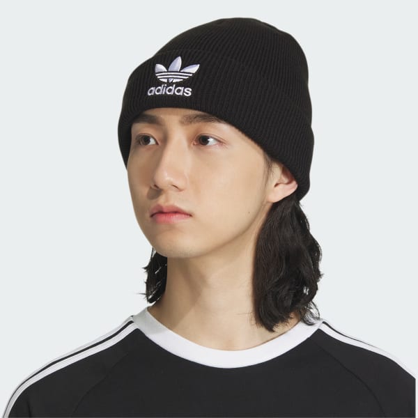 Black adidas beanie discount