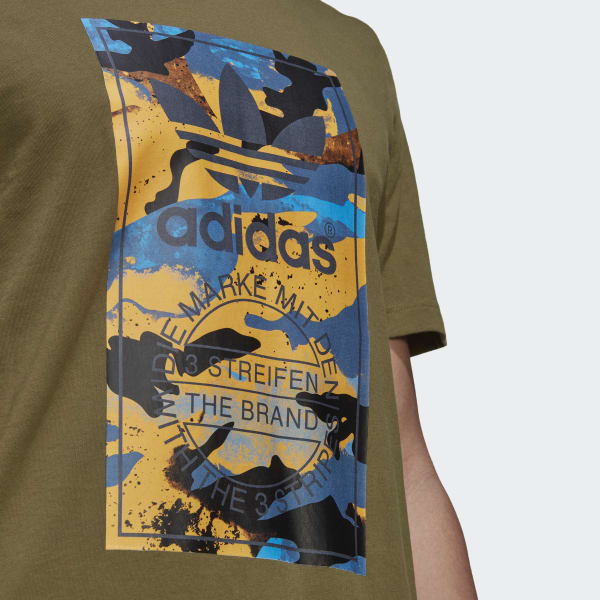 zelená Tričko Graphic Camo XR209