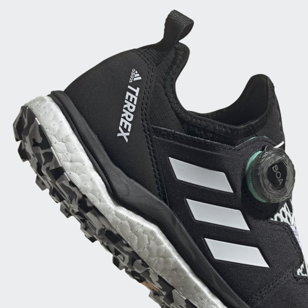 Black Terrex Agravic BOA® Trail Running Shoes IB660