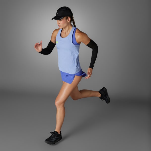 Blue Adizero Essentials Running Tank Top