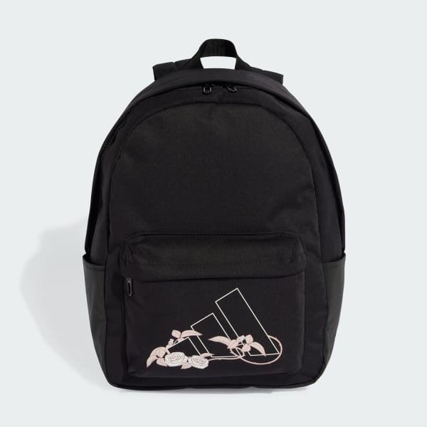 Schwarz Classic Flower Rucksack