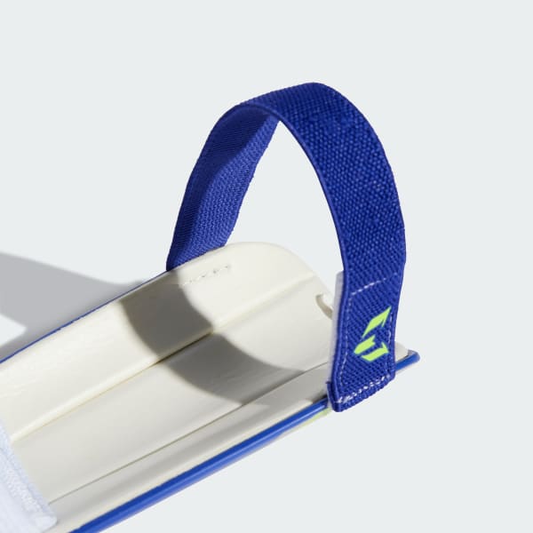 Silver Messi Match Shin Guards Kids