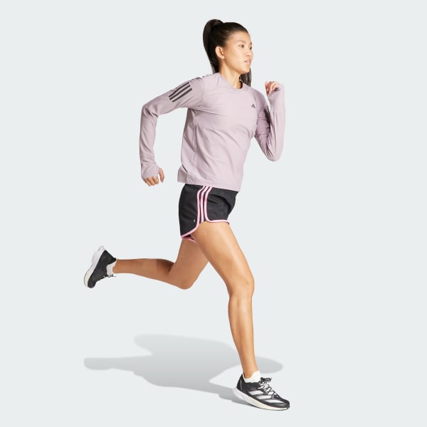 adidas Own The Run Long Sleeve Tee - Purple | Women's Running | adidas US