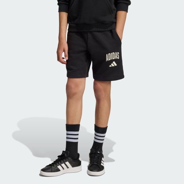 Negro SHORTS SEASONALS COLLEGIATE TYPOGRAPHY