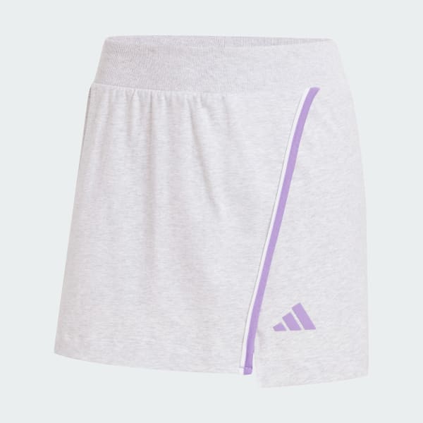 Cinzento Saia-calção de Algodão Essentials