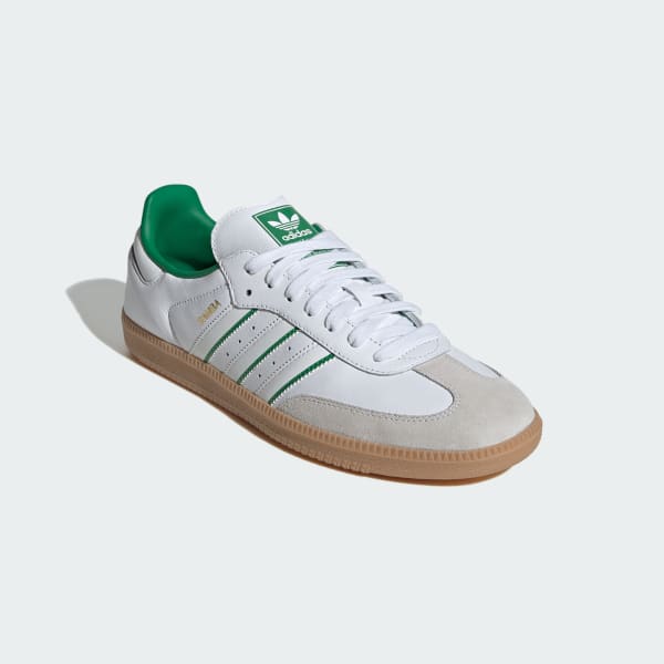 Adidas samba blanche verte best sale