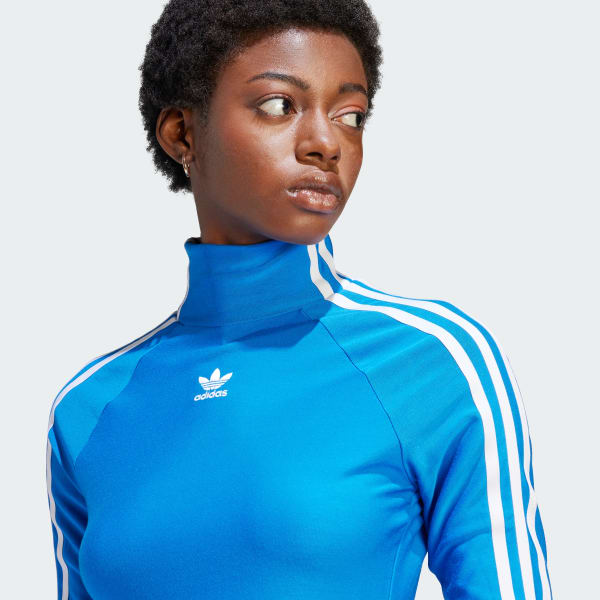 Haut adidas sales bleu