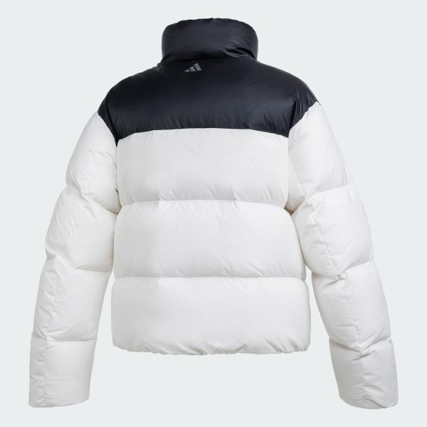 White 여성 3D 다운 쉘 자켓