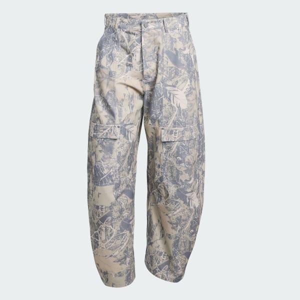 bézová TEPLÁKOVÉ NOHAVICE ORIGINALS CANVAS CARGO WORKPANT