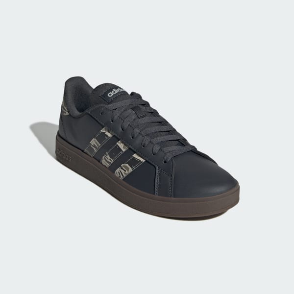 Gris Tenis adidas Grand Court Base 2.0