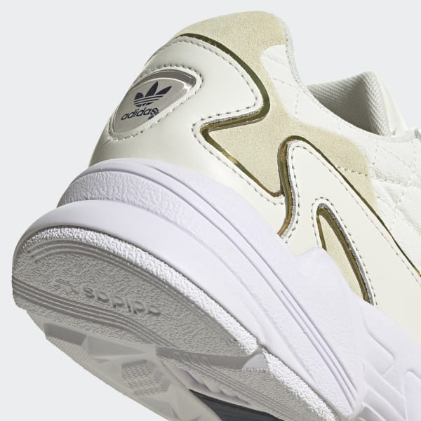 Adidas falcon outlet blanche et jaune