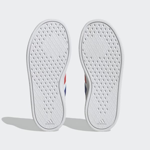 White Breaknet Lifestyle Court Elastic Lace and Top Strap Shoes