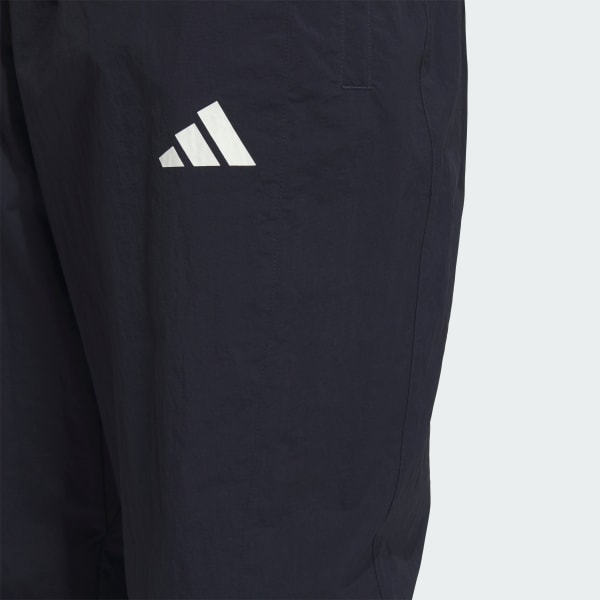 adidas　アディダス　パンツ　L　ブルー　裏メッシュ　ダンス アディダス ワーディング パック ルーズフィット メッシュ裏地