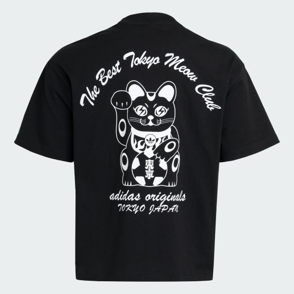 アディダス 東京 まねき猫 半袖Tシャツ - ブラック | アディダス ジャパン