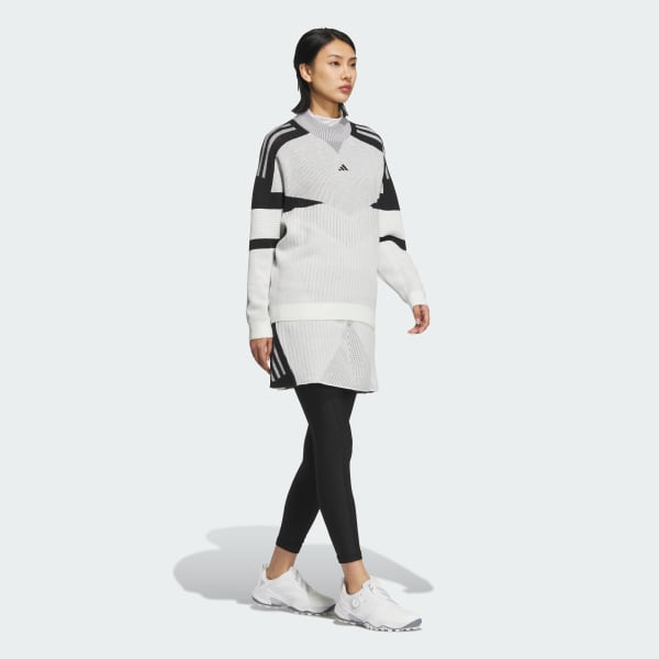 ホワイト 【ゴルフ】アーカイブグラフィック ニットスカート