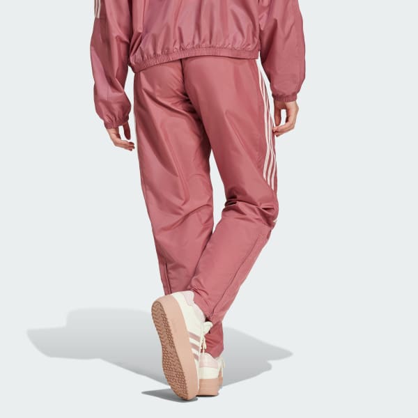 สีชมพู กางเกงขายาวผ้าทอ Tiro Cut 3-Stripes Summer