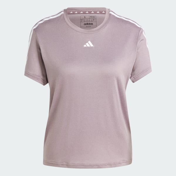 Roxo Camiseta AEROREADY Train Essentials 3-Stripes