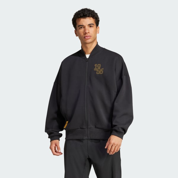 Schwarz Real Madrid Doubleknit Trainingsjacke