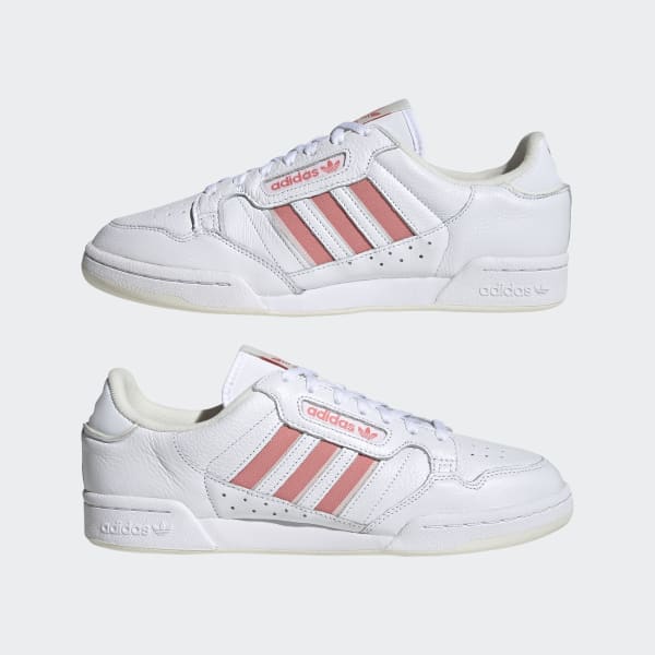 White adidas top continental