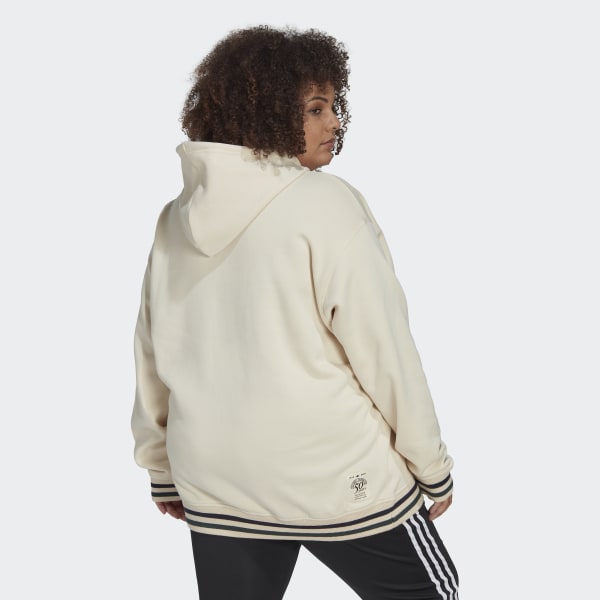Bezowy adidas Originals Class of 72 Hoodie (Plus Size) MMR76