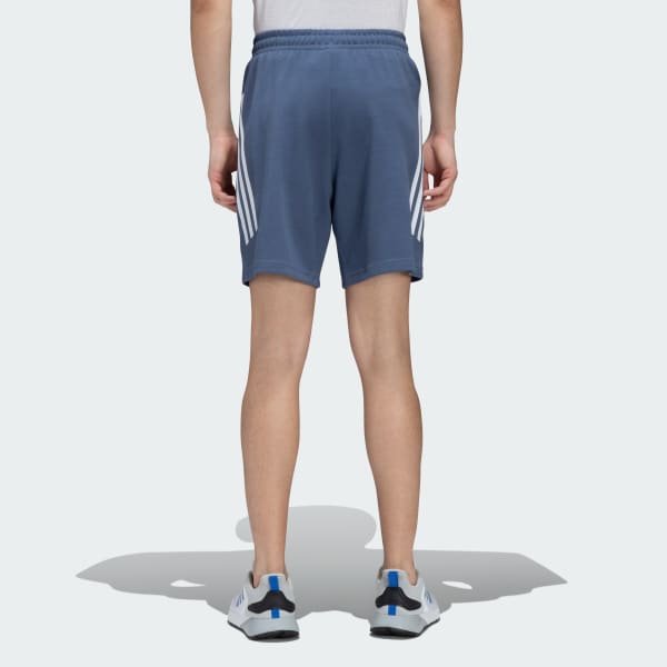 Blue FUTURE ICONS 3 STRIPES SHORTS
