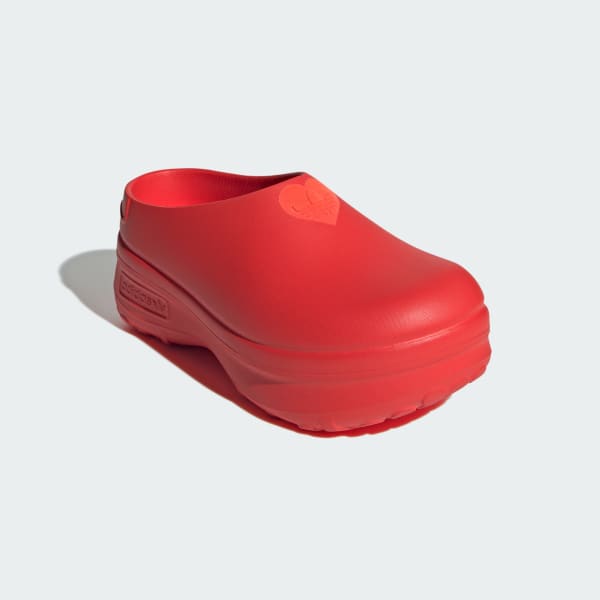 adidas Adifom Stan Mules - Red | Free Shipping with adiClub