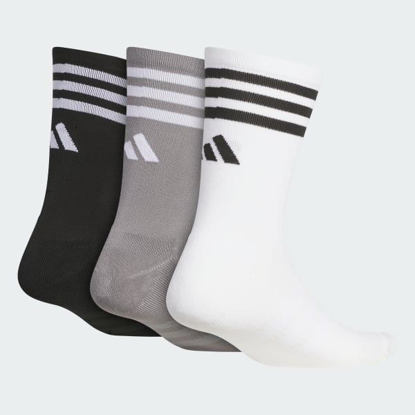White Crew Socks 3 Pairs