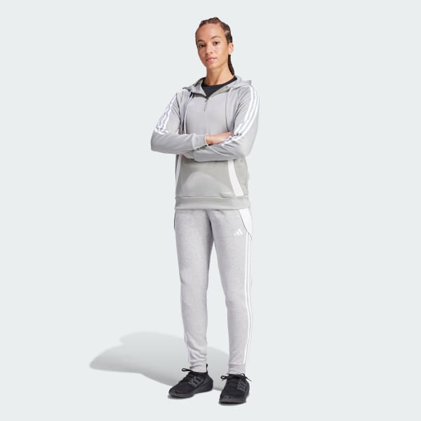 Womens grey adidas tracksuit bottoms outlet