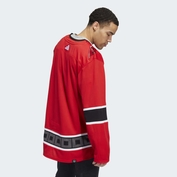 adidas Blackhawks Authentic Reverse Retro Wordmark Jersey - Red