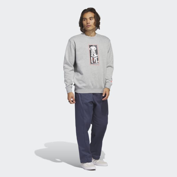 adidas Graphic Shmoofoil Crewneck Sweatshirt - Grey | adidas Canada