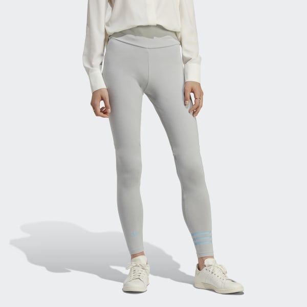 Grijs Adicolor Neuclassics Lange Legging (Grote Maat)