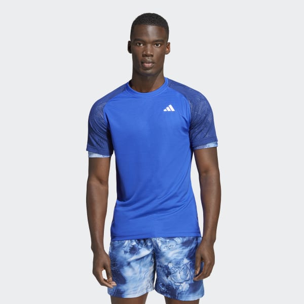 creativo melodía asesinato adidas Melbourne Tennis HEAT.RDY Raglan Tee - Blue | Men's Tennis | adidas  US