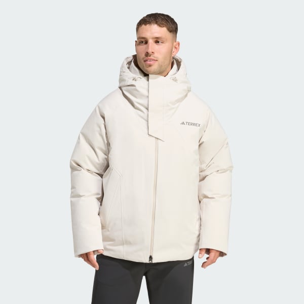 Beige Xploric CLIMAPROOF Hyper Dry 다운 재킷