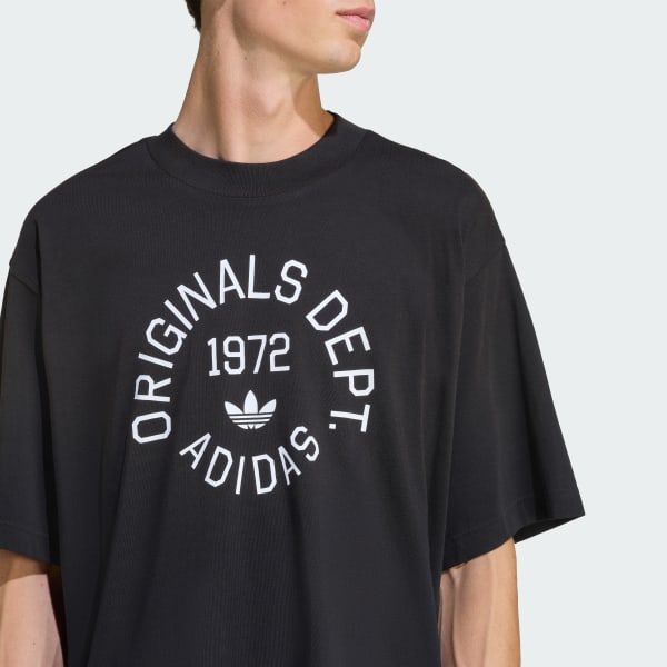 adidas ORIGINALS DEPT. GRAPHIC TEE - Black | Free Shipping with