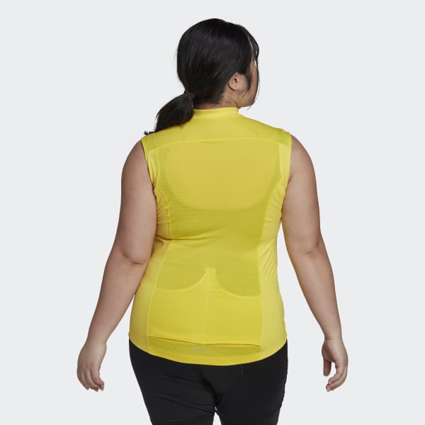 Plus size discount yellow vest