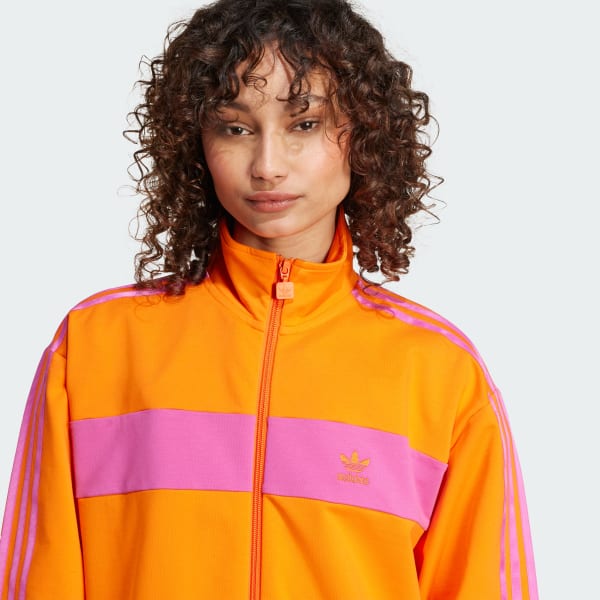 商品画像：adidas originals Track Jacket Jersey O Orange Polyester 2