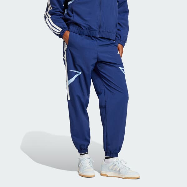 Blue Tiro Cut 3-Stripes Color Block Cuffed Pants