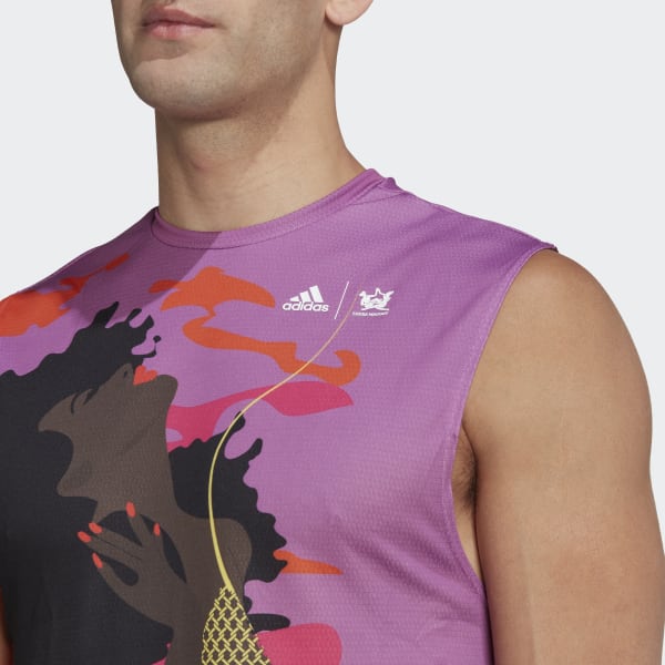 Violet T-shirt sans manches Tennis New York (Non genré) I7803