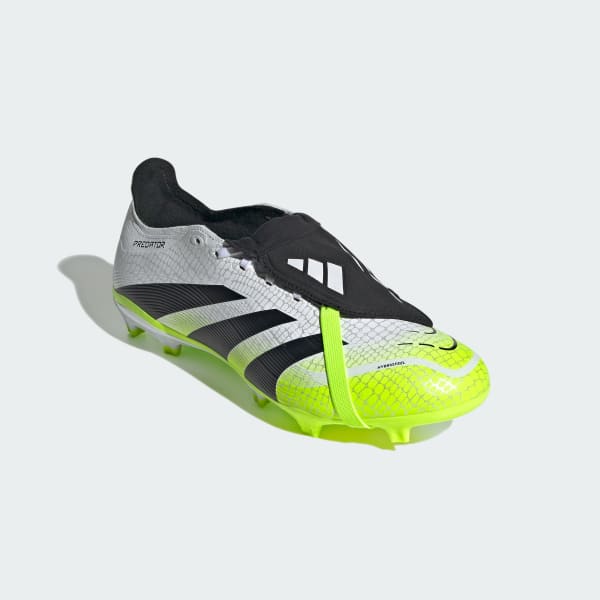 White Predator League Fold-Over Tongue Firm/Multi-Ground Boots