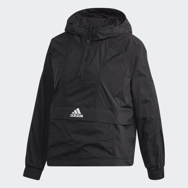 cropped adidas windbreaker