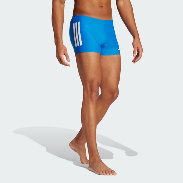 Bleu Boxer de natation 3 bandes 5 cm