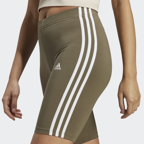 green adidas biker shorts