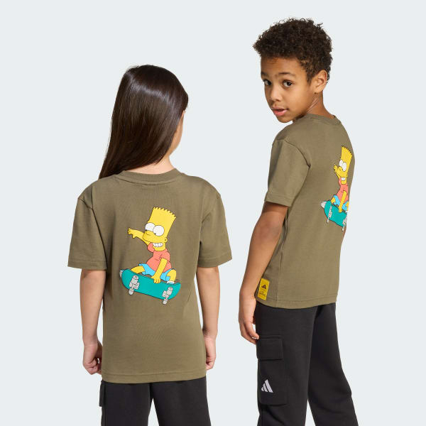 Green The Simpsons T-Shirt Kids