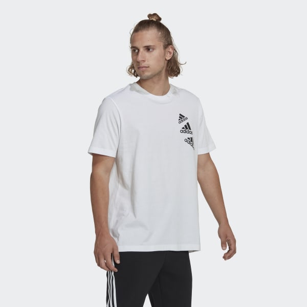 adidas Essentials BrandLove T-Shirt - Weiß | adidas Deutschland