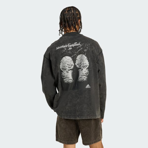 Nero T-shirt adidas EQT Graphic