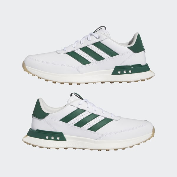 【adidas】S2G Spikeless Leather 24◆IF0299◆Golf Shoes◆ adidas S2G Spikeless Leather 24 Golf Sneakers - White | Free