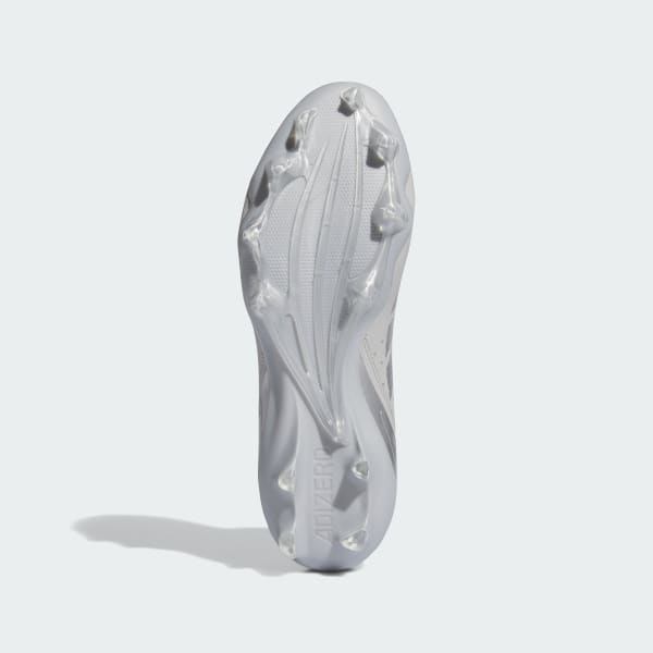 Grey Adizero Impact Football Cleats