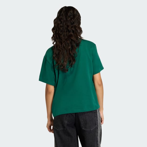 Green TREFOIL TEE BOXY