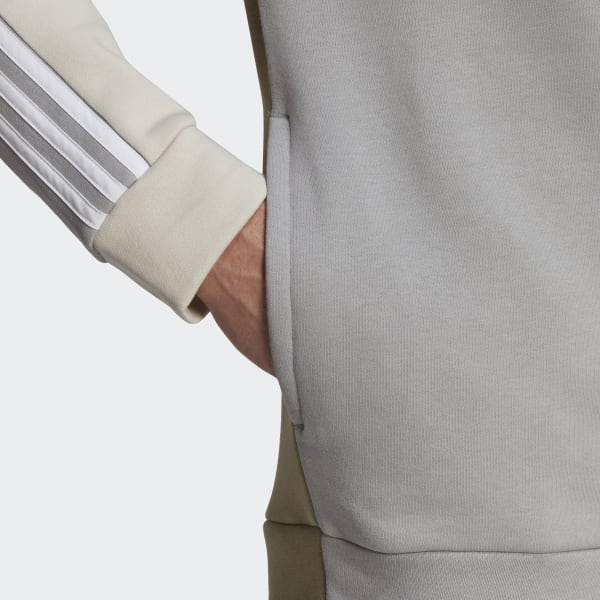 bézová Mikina Essentials Colorblock Fleece RO327